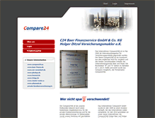 Tablet Screenshot of compare24.de